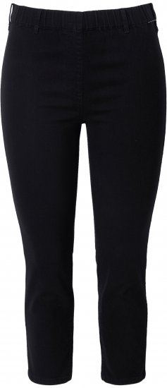 Ulla Popken Cropped Jeggings Black - Jeans & Calças Femininas em Tamanhos Grandes – Plus Size - 