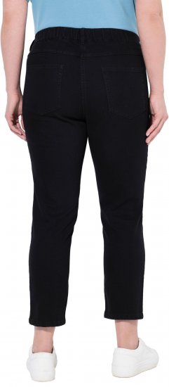 Ulla Popken Cropped Jeggings Black - Jeans & Calças Femininas em Tamanhos Grandes – Plus Size - 