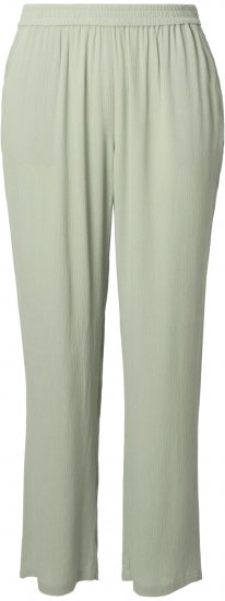 Ulla Popken Elastic Waist Crepe Pants Light Moss Green - Jeans & Calças Femininas em Tamanhos Grandes – Plus Size - 
