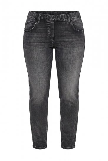 Ulla Popken Vintage Wash Jeggings Black - Leggings - Leggings em tamanhos grandes