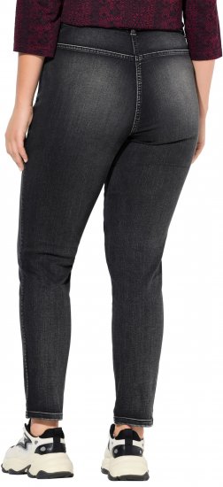 Ulla Popken Vintage Wash Jeggings Black - Jeans & Calças Femininas em Tamanhos Grandes – Plus Size - 