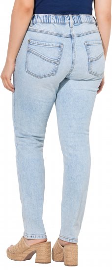 Ulla Popken Slim Leg Stretch Fit Jeans Light Blue Denim - Jeans & Calças Femininas em Tamanhos Grandes – Plus Size - 