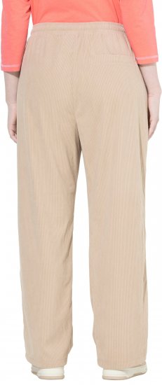 Ulla Popken Corduroy Elastic Waist Pants Brown - Jeans & Calças Femininas em Tamanhos Grandes – Plus Size - 