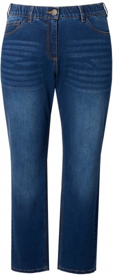 Ulla Popken Stretch Fit Boyfriend Jeans Blue - Jeans & Calças Femininas em Tamanhos Grandes – Plus Size - 