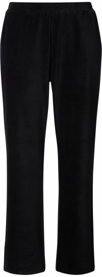 Ulla Popken Corduroy Elastic Waist Pants Black - Jeans & Calças Femininas em Tamanhos Grandes – Plus Size - 
