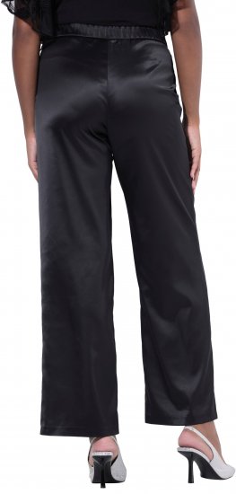 Ulla Popken Rhinestone Detail Comfort Waist Pants Black - Jeans & Calças Femininas em Tamanhos Grandes – Plus Size - 