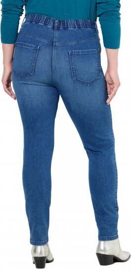 Ulla Popken Denim Jeggings Blue Denim - Jeans & Calças Femininas em Tamanhos Grandes – Plus Size - 