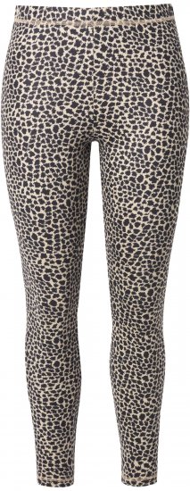Ulla Popken Leopard Print Ski Leggings Black - Jeans & Calças Femininas em Tamanhos Grandes – Plus Size - 