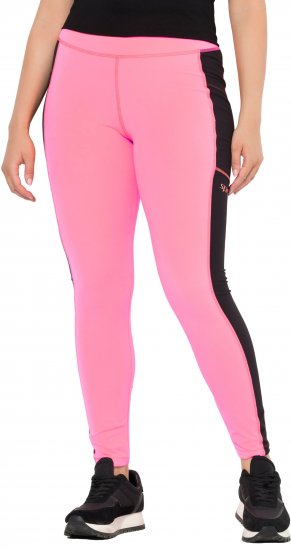 Ulla Popken Quick Drying Sports Leggings Pink - Jeans & Calças Femininas em Tamanhos Grandes – Plus Size - 