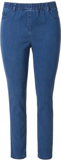 Ulla Popken Denim Five Pocket Jeggings Blue Denim - Jeans & Calças Femininas em Tamanhos Grandes – Plus Size - 