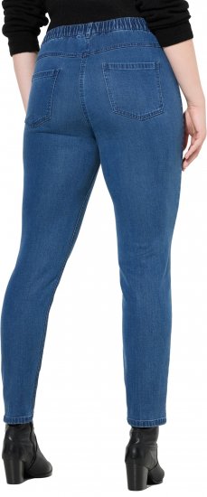 Ulla Popken Denim Five Pocket Jeggings Blue Denim - Jeans & Calças Femininas em Tamanhos Grandes – Plus Size - 