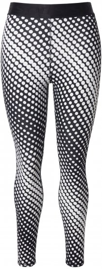 Ulla Popken Polka Dot Performance Leggings Black - Jeans & Calças Femininas em Tamanhos Grandes – Plus Size - 