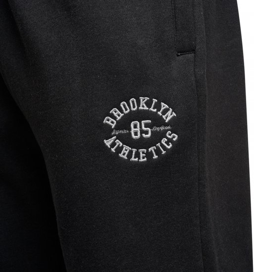 Kam Jeans 242 Brooklyn Athletics Jog Pants Black - Calças & calções de fato de treino - Calças de Fato de Treino Tamanhos Grandes 