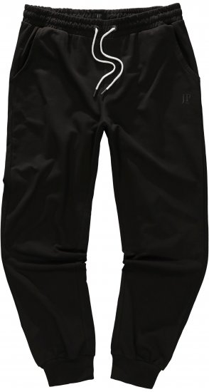 JP1880 Sweatpants Modern Fit Lightweight Black - ROUPAS DE HOMEM MT-6XLT - Tamanhos-Tall Homem
