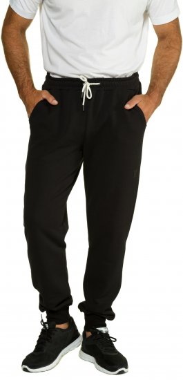 JP1880 Sweatpants Modern Fit Lightweight Black - ROUPAS DE HOMEM MT-6XLT - Tamanhos-Tall Homem