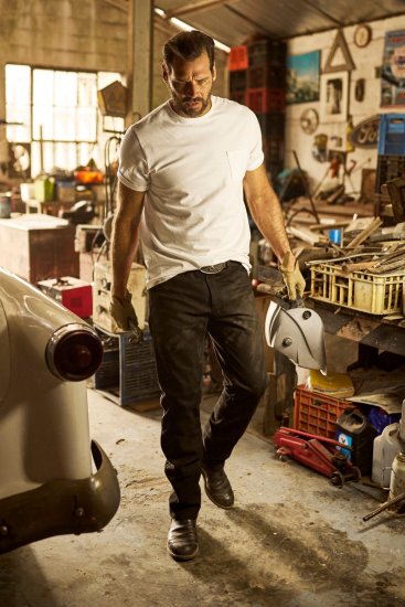 JP1880 Leather Pants Regular Fit Buffalo Nubuck Dark Brown - Jeans & calças - Jeans & Calças Tamanhos Grandes Homem