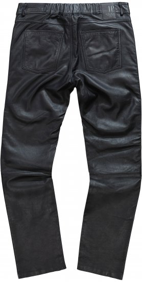 JP1880 Leather Pants Regular Fit Finest Lamb Nappa Black - Jeans & calças - Jeans & Calças Tamanhos Grandes Homem