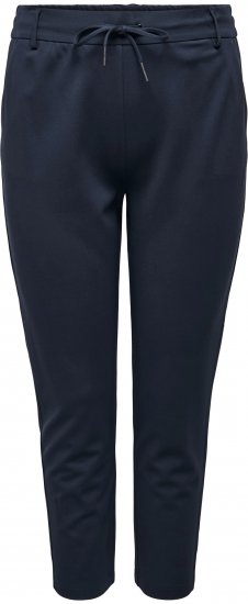Only Carmakoma Goldtrash Classic Pants Navy - Calças - 