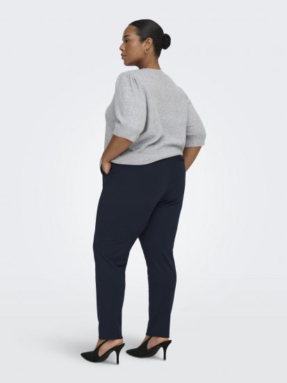 Only Carmakoma Goldtrash Classic Pants Navy - Calças - 