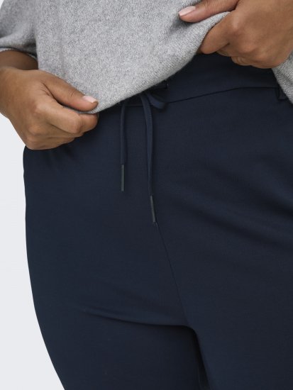 Only Carmakoma Goldtrash Classic Pants Navy - Calças - 