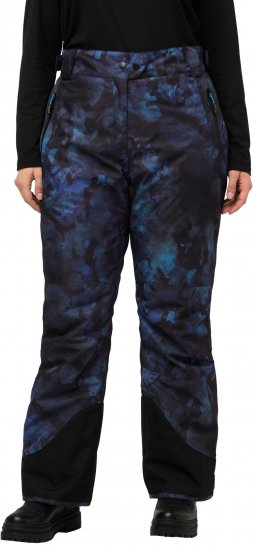 Ulla Popken Functional Trousers Ski Trousers Waterproof Velcro Closure Navy - Jeans & Calças Femininas em Tamanhos Grandes – Plus Size - 