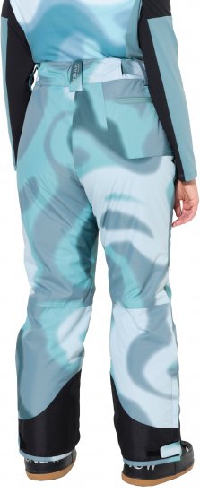 Ulla Popken Hyprar Ski Pants Waterproof Velcro Closure Shaped Knees Ice Green - Jeans & Calças Femininas em Tamanhos Grandes – Plus Size - 