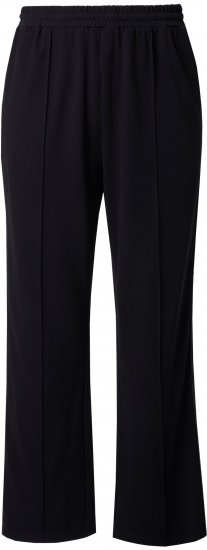 Ulla Popken Rose Wide Leg Stretch Waist Trousers Black - Jeans & Calças Femininas em Tamanhos Grandes – Plus Size - 