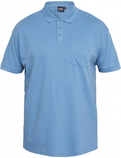 North Latitude 61011 Polo Piqué Azul - Pólos - Pólos Tamanhos Grandes Homem