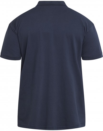 North Latitude 61129 Polo Piqué com Bordado no Peito Azul Marinho - Pólos - Pólos Tamanhos Grandes Homem
