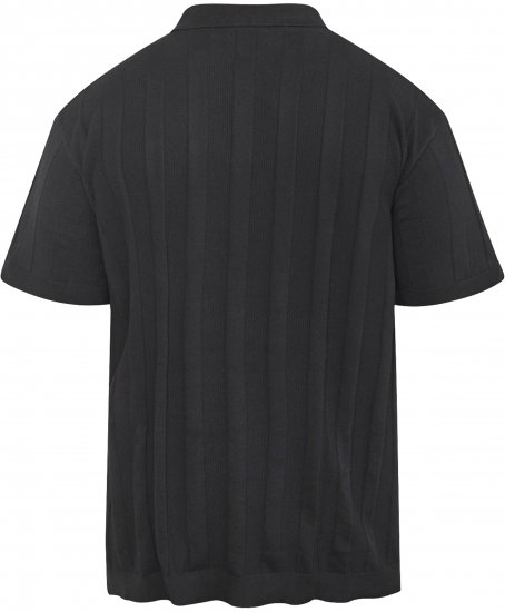 North Latitude 61329 Polo De Malha Manga Curta Preto - Pólos - Pólos Tamanhos Grandes Homem