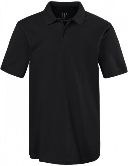 JP1880 702560 Polo em piqué de algodão Preto - Pólos - Pólos Tamanhos Grandes Homem