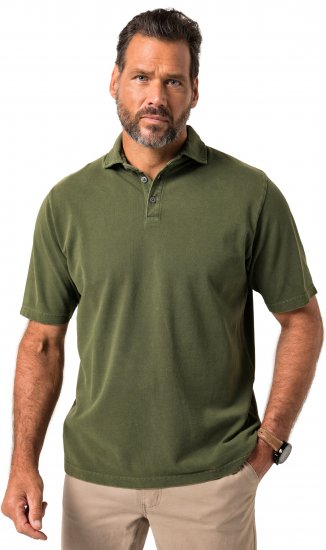 JP1880 Polo Shirt Short Sleeve Pique Vintage Green - Pólos - Pólos Tamanhos Grandes Homem