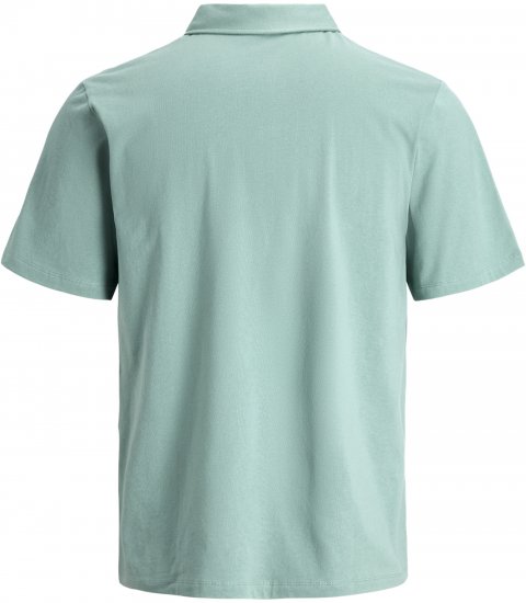Jack & Jones Brandon Short Sleeve Polo Turquoise - Pólos - Pólos Tamanhos Grandes Homem