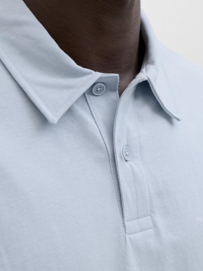 Jack & Jones Brandon Short Sleeve Polo Blue - Pólos - Pólos Tamanhos Grandes Homem
