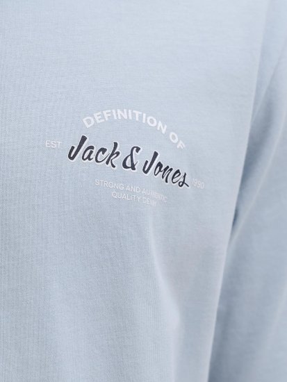 Jack & Jones Brandon Short Sleeve Polo Blue - Pólos - Pólos Tamanhos Grandes Homem