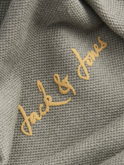 Jack & Jones Blaze Short Sleeve Polo Grey - Pólos - Pólos Tamanhos Grandes Homem