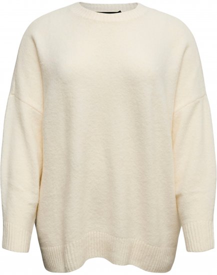 Vero Moda Boom Long Sleeve Pullover Birch - Camisolas de malha - 