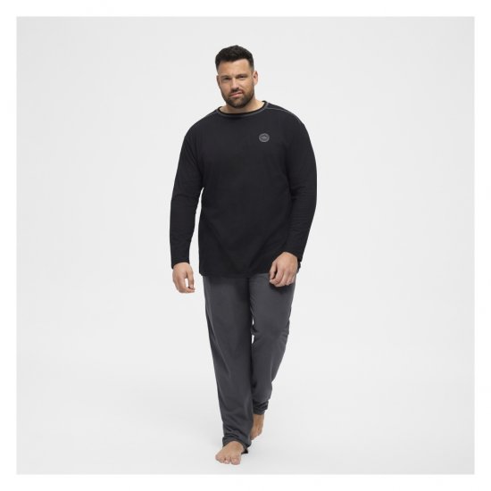 North Latitude Pyjama Pants Dark Grey Charcole - Pijamas/Loungewear - Pijamas Homem Tamanhos Grandes