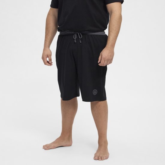 North Latitude Pyjama Shorts Black - Pijamas/Loungewear - Pijamas Homem Tamanhos Grandes