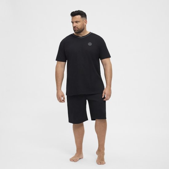 North Latitude Pyjama Shorts Black - Pijamas/Loungewear - Pijamas Homem Tamanhos Grandes