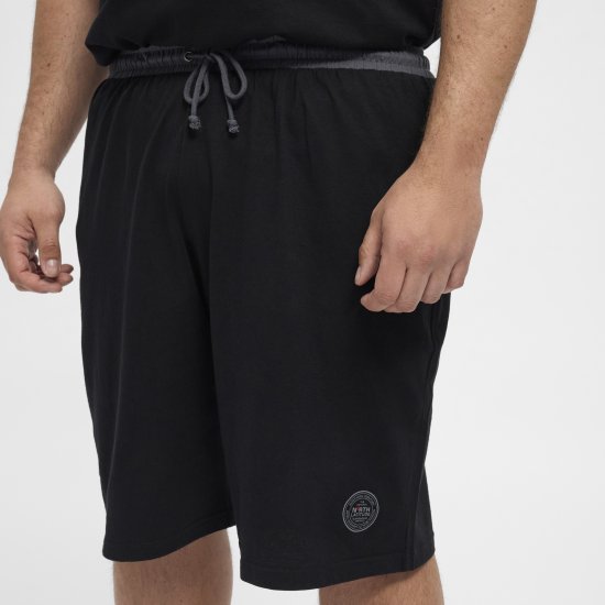 North Latitude Pyjama Shorts Black - Pijamas/Loungewear - Pijamas Homem Tamanhos Grandes