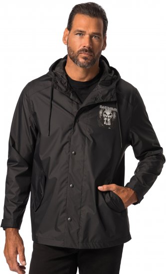 JP1880 Iron Maiden Rain Jacket Black - Roupa desportiva & Outdoor - Roupa Desportiva Tamanhos Grandes
