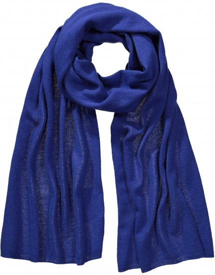 Ulla Popken Virgin Wool Cashmere Mix Scarf Deep Aqua - Acessórios - 