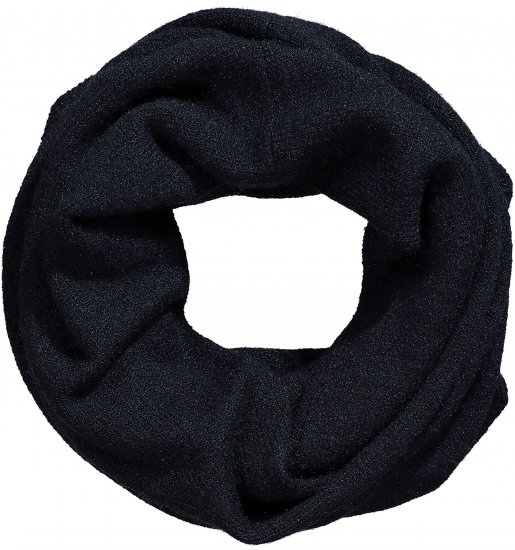 Ulla Popken Knit Infinity Scarf Navy - Acessórios - 