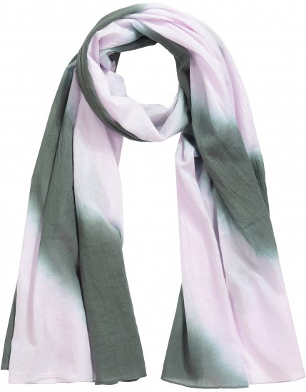 Ulla Popken Batik Striped Scarf Lavender - Acessórios - 