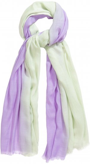 Ulla Popken Fringed Ombre Scarf Pistachio - Acessórios - 