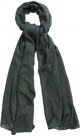 Ulla Popken Lightweight Scarf Olive Grey - Acessórios - 
