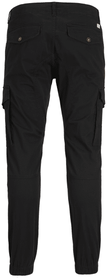 Jack & Jones Paul Flake Cargo Pants Black - Jeans & calças - Jeans & Calças Tamanhos Grandes Homem