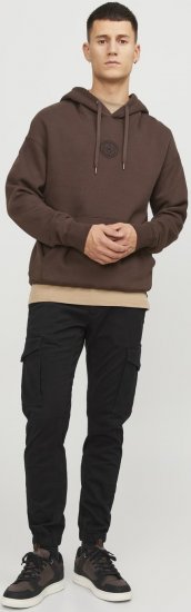 Jack & Jones Paul Flake Cargo Pants Black - Jeans & calças - Jeans & Calças Tamanhos Grandes Homem