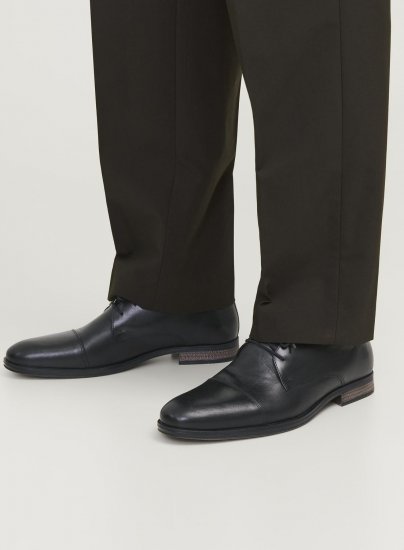 Jack & Jones Raymond Leather Shoes Anthracite - Calçado de homem 40-52 - 